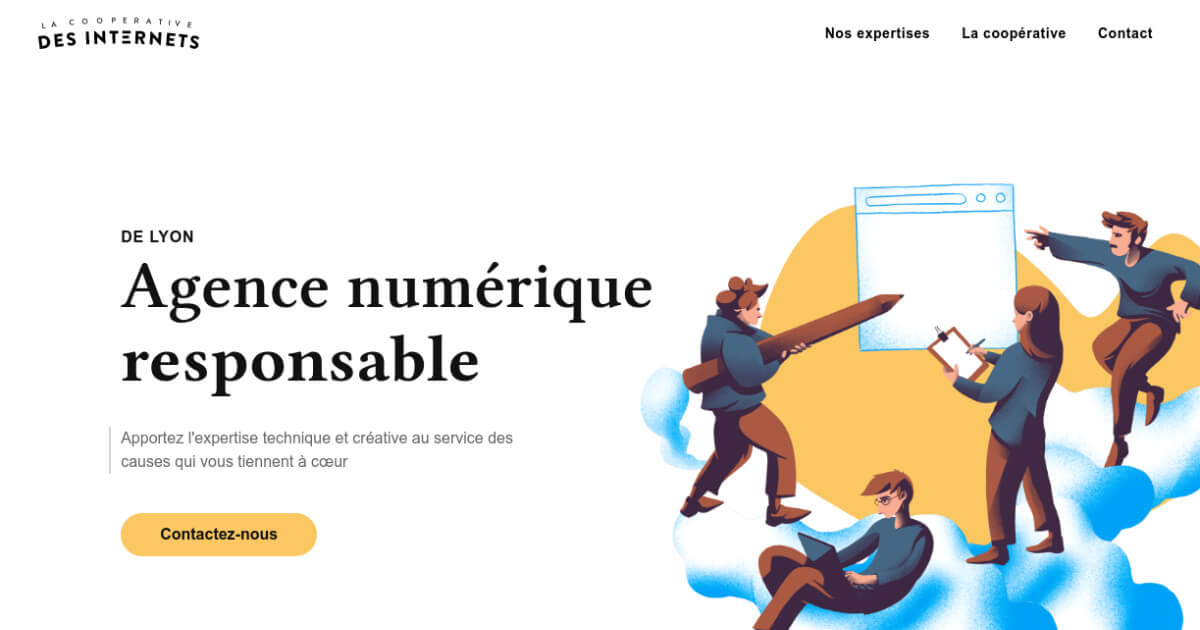 La Coopérative des Internets - Agence numérique responsable à Lyon